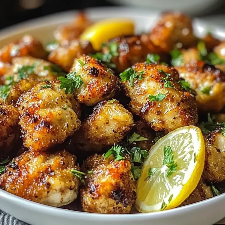 Air Fryer Lemon Chicken Bites