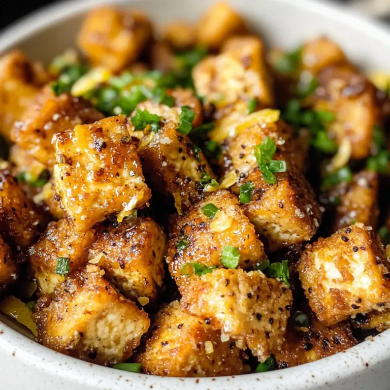 Baked Lemon Pepper Tofu