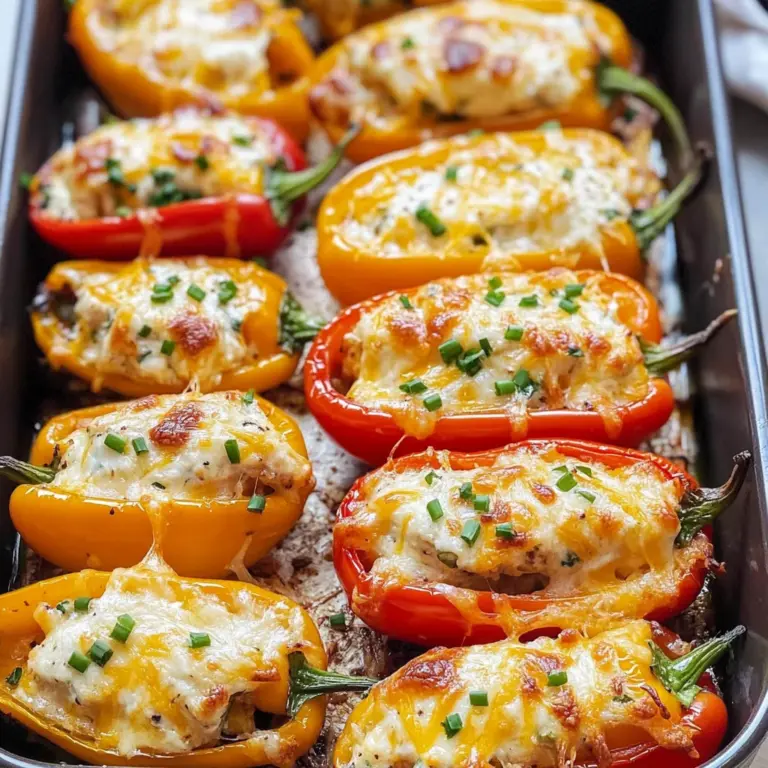 Cream Cheese Stuffed Mini Peppers