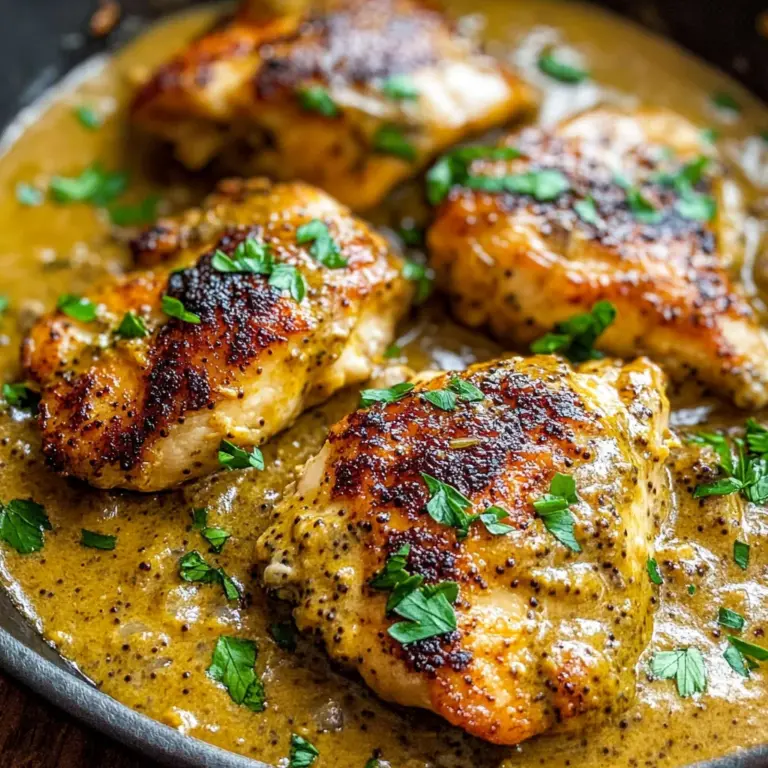 Creamy Mustard Chicken {Paleo, Whole30, Keto}