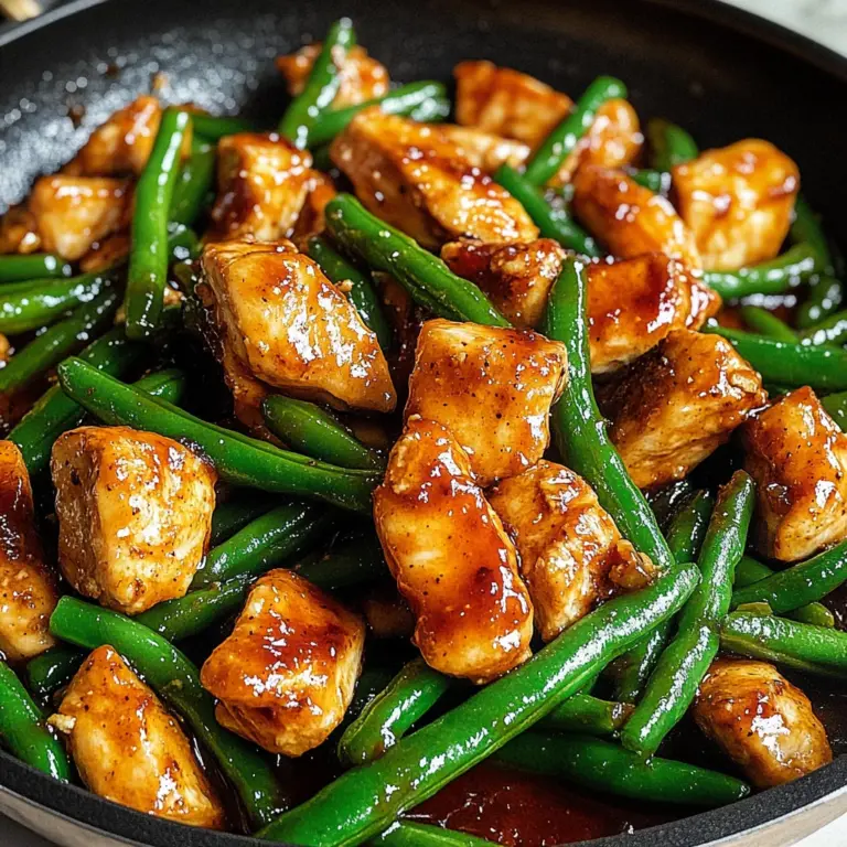 Easy Chicken Breast and Green Beans