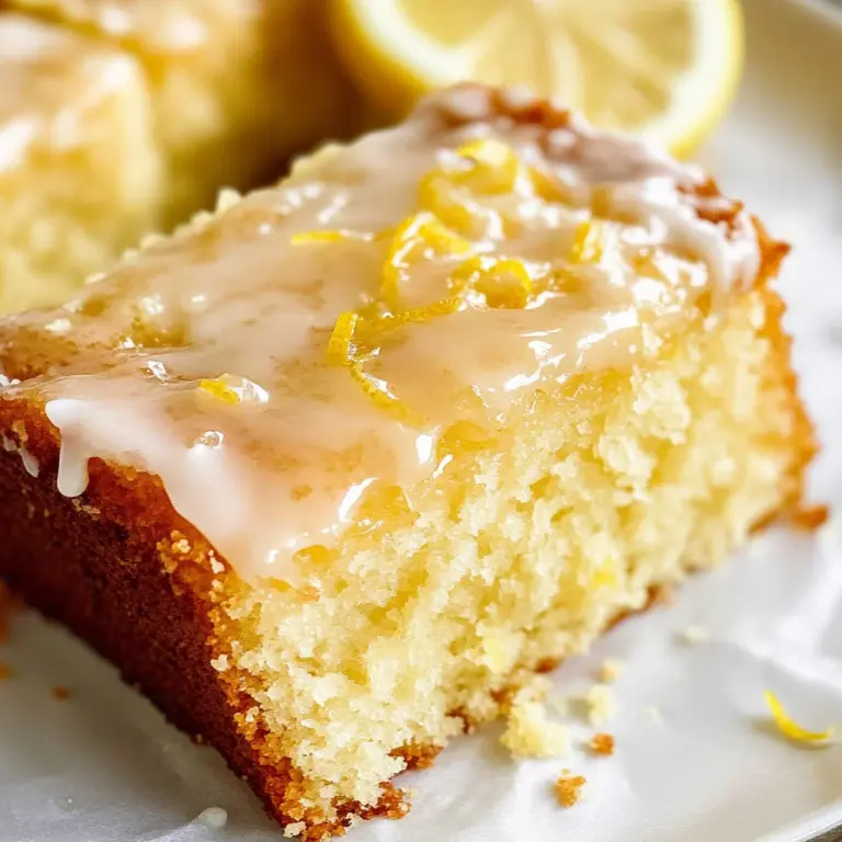 Gluten Free Lemon Drizzle Cake
