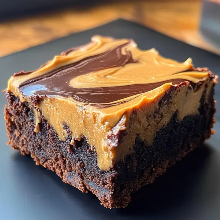 Keto Peanut Butter Brownies
