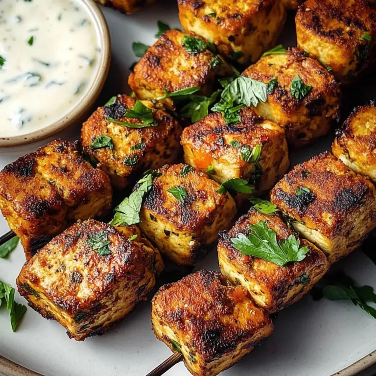 Middle Eastern Tofu Kebabs
