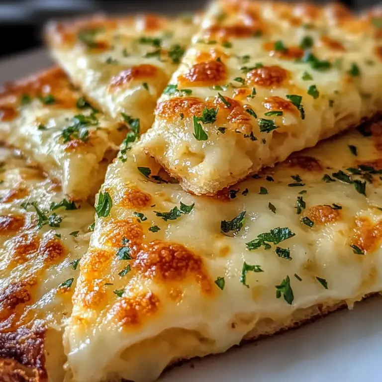 Air Fryer Cheesy Tortilla Garlic Bread