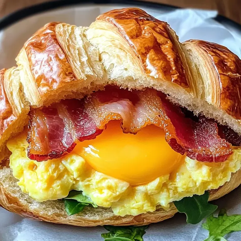 Breakfast Croissant Sandwich