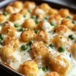 Chicken Alfredo Tater Tot Casserole: A Cozy, Comforting Dinner