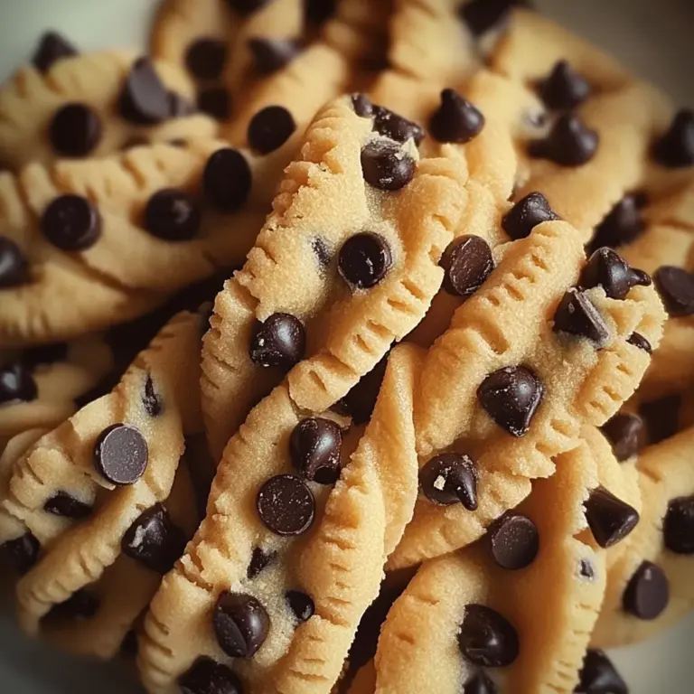 Chocolate Chip Cookie Dough Twists