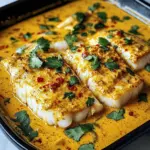 Coconut Curry Baked Cod
