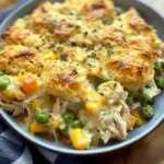 Easy Chicken Cobbler Dinner Casserole