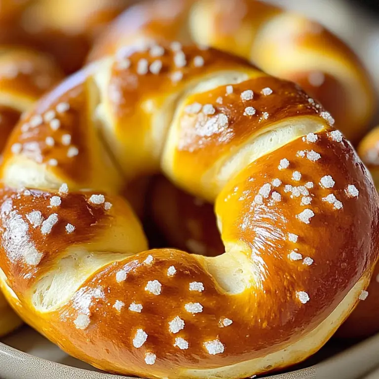 Easy Homemade Soft Pretzels