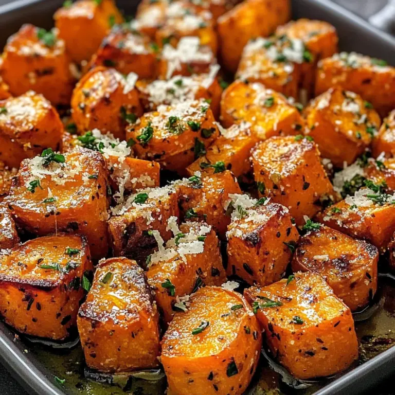Garlic Parmesan Roasted Sweet Potatoes: The Ultimate Recipe