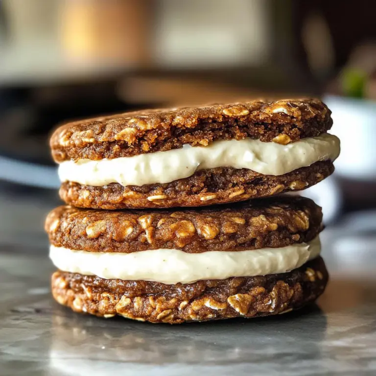 Gingerbread Oatmeal Cream Pies