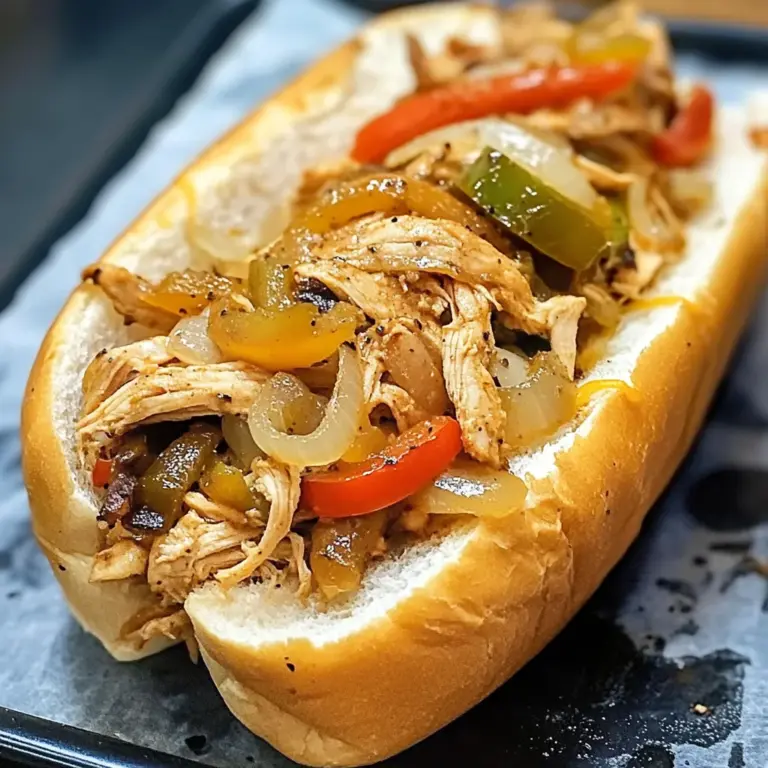Healthy Crockpot Chicken Philly Cheesesteak Recipe