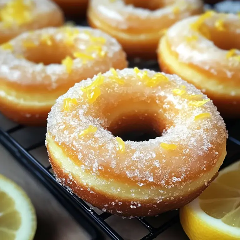 Lemon Sugar Baked Donuts
