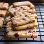 Orange Cranberry Shortbread Cookies