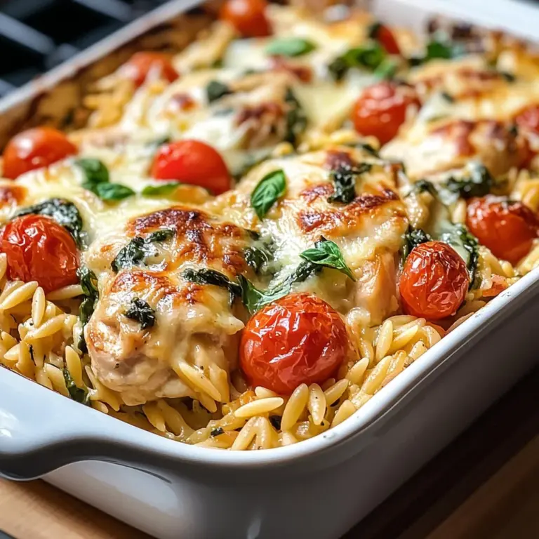 Orzo Tuscan Chicken Bake: A Cozy, Flavor-Packed One-Pan Meal
