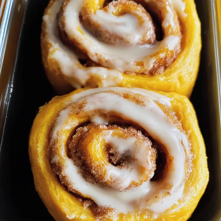Pumpkin Cinnamon Rolls