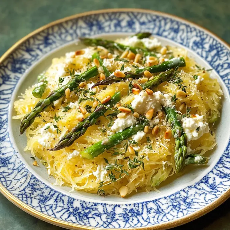 Recipe: Spaghetti Squash with Asparagus, Ricotta, Lemon, and Thyme