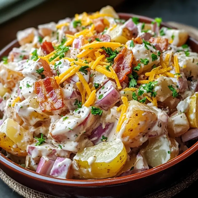 Steakhouse Potato Salad: A Creamy, Flavor-Packed Side Dish