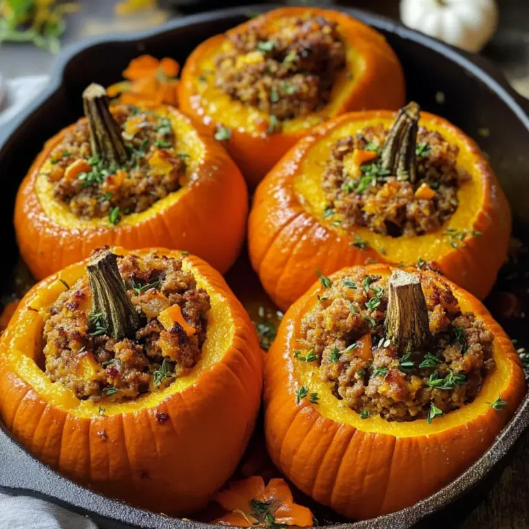 Stuffed Mini Pumpkins Recipe